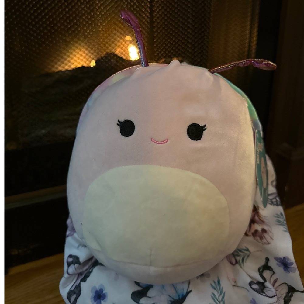 Squishmallows Silvina the Snail 8 Inch Pink Tie Dye Shell Plush Toy NWT